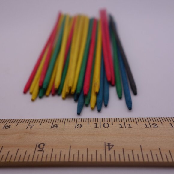 Cardinal Kids Collection Wooden Pick-Up-Sticks-And-Metal Jack'N Ball with Tin - Picture 12 of 12